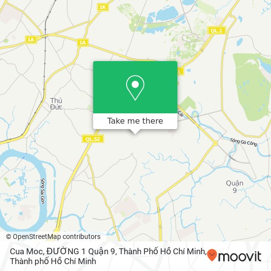 Bản đồ Cua Moc, ĐƯỜNG 1 Quận 9, Thành Phố Hồ Chí Minh