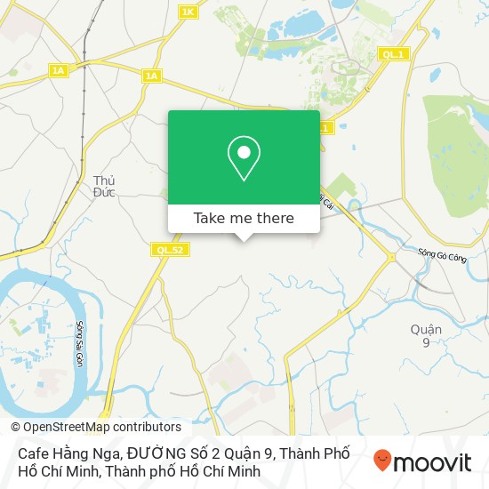 Bản đồ Cafe Hằng Nga, ĐƯỜNG Số 2 Quận 9, Thành Phố Hồ Chí Minh