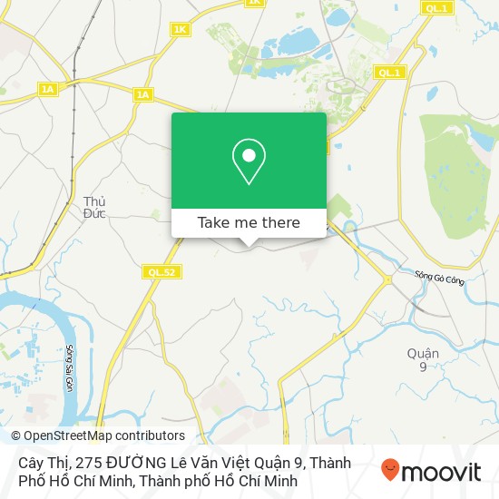 Bản đồ Cây Thị, 275 ĐƯỜNG Lê Văn Việt Quận 9, Thành Phố Hồ Chí Minh