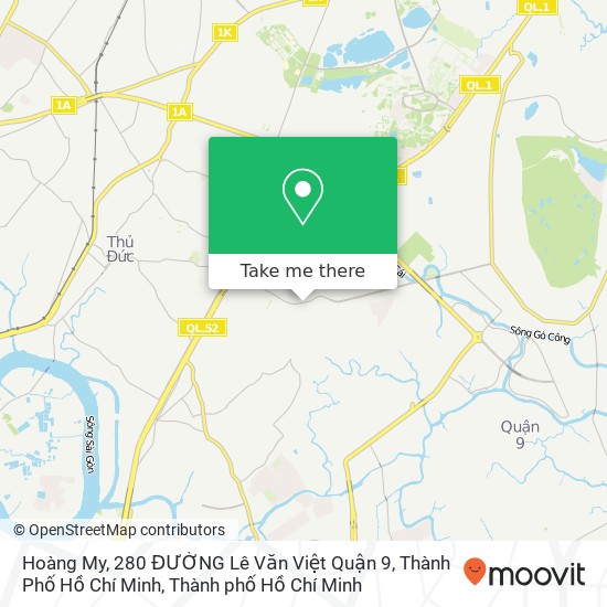 Bản đồ Hoàng My, 280 ĐƯỜNG Lê Văn Việt Quận 9, Thành Phố Hồ Chí Minh