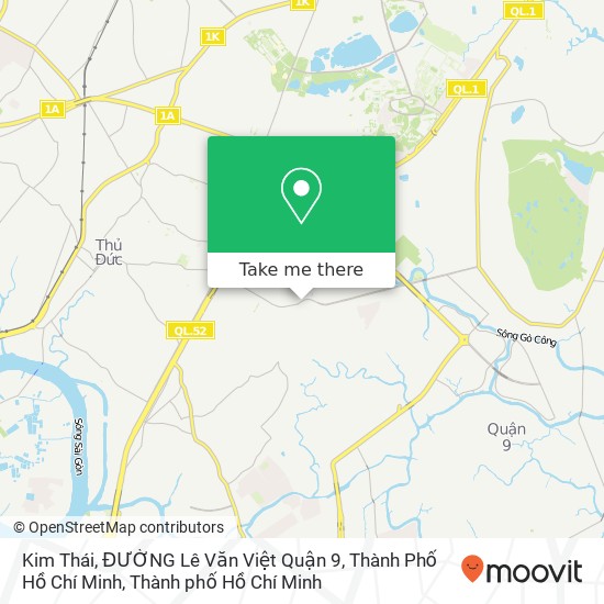 Bản đồ Kim Thái, ĐƯỜNG Lê Văn Việt Quận 9, Thành Phố Hồ Chí Minh