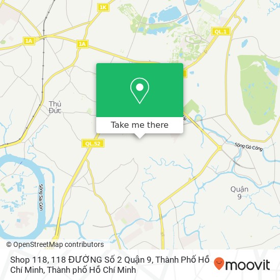Bản đồ Shop 118, 118 ĐƯỜNG Số 2 Quận 9, Thành Phố Hồ Chí Minh