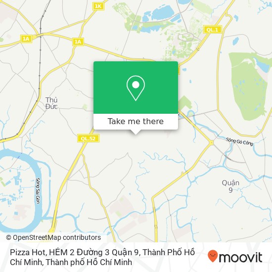 Bản đồ Pizza Hot, HẺM 2 Đường 3 Quận 9, Thành Phố Hồ Chí Minh