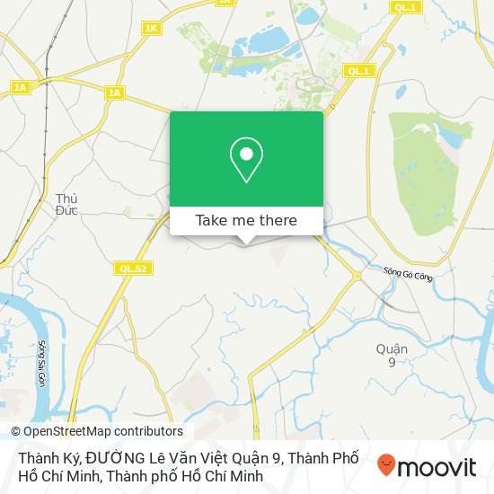Bản đồ Thành Ký, ĐƯỜNG Lê Văn Việt Quận 9, Thành Phố Hồ Chí Minh