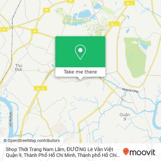 Bản đồ Shop Thời Trang Nam Lãm, ĐƯỜNG Lê Văn Việt Quận 9, Thành Phố Hồ Chí Minh