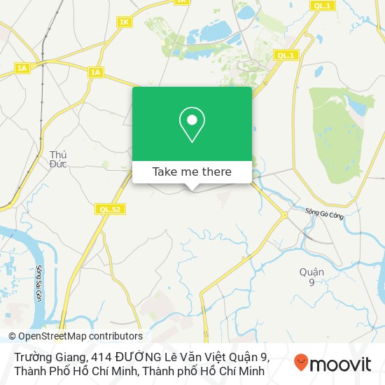 Bản đồ Trường Giang, 414 ĐƯỜNG Lê Văn Việt Quận 9, Thành Phố Hồ Chí Minh