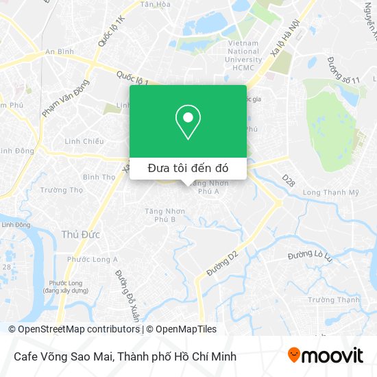 Bản đồ Cafe Võng Sao Mai