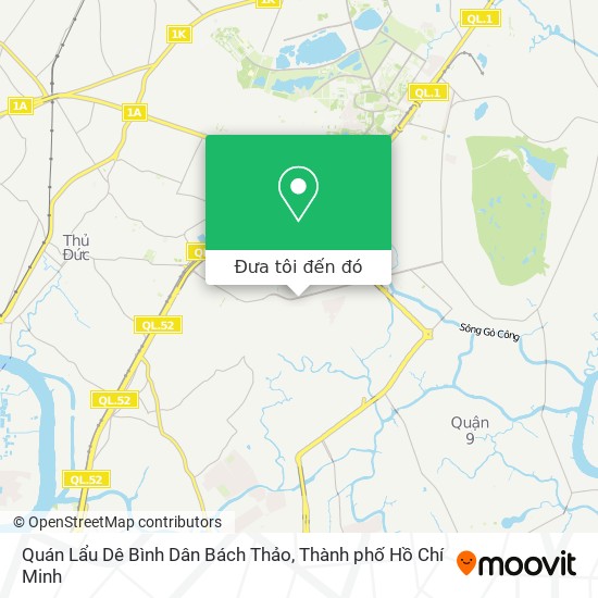 Bản đồ Quán Lẩu Dê Bình Dân Bách Thảo