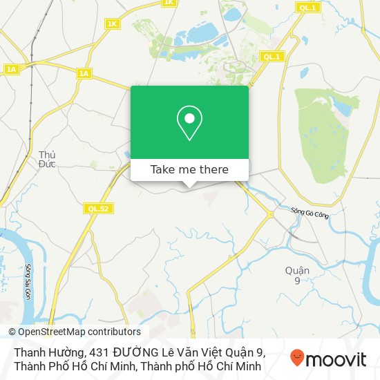 Bản đồ Thanh Hường, 431 ĐƯỜNG Lê Văn Việt Quận 9, Thành Phố Hồ Chí Minh