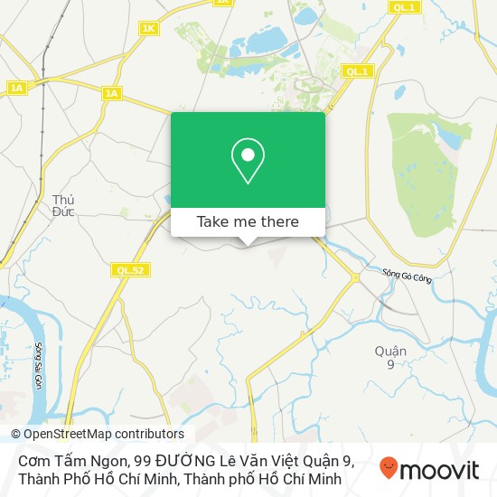 Bản đồ Cơm Tấm Ngon, 99 ĐƯỜNG Lê Văn Việt Quận 9, Thành Phố Hồ Chí Minh