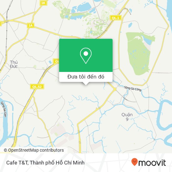 Bản đồ Cafe T&T, ĐƯỜNG Số 442 Quận 9, Thành Phố Hồ Chí Minh