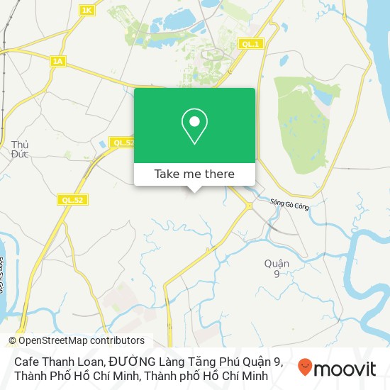Bản đồ Cafe Thanh Loan, ĐƯỜNG Làng Tăng Phú Quận 9, Thành Phố Hồ Chí Minh