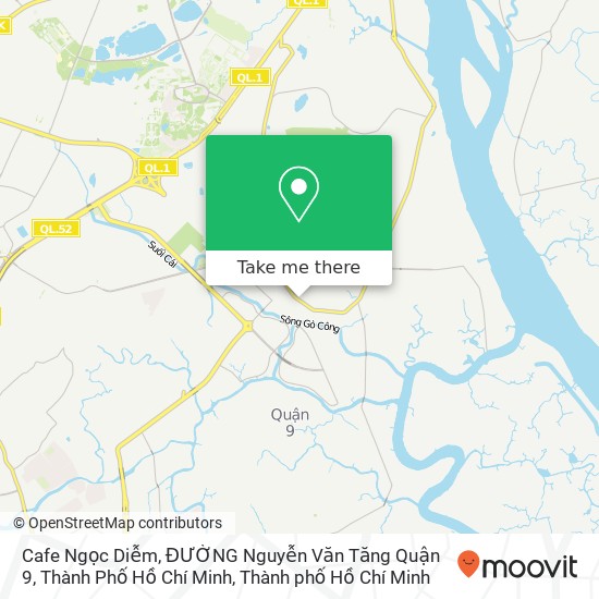 Bản đồ Cafe Ngọc Diễm, ĐƯỜNG Nguyễn Văn Tăng Quận 9, Thành Phố Hồ Chí Minh