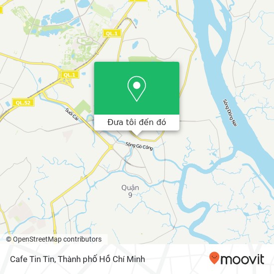 Bản đồ Cafe Tin Tin, 221 ĐƯỜNG Nguyễn Văn Tăng Quận 9, Thành Phố Hồ Chí Minh