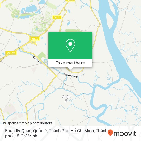 Bản đồ Friendly Quán, Quận 9, Thành Phố Hồ Chí Minh