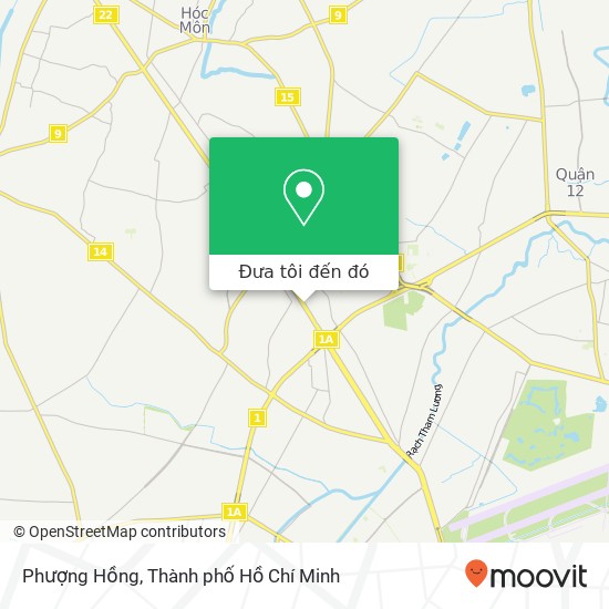 Bản đồ Phượng Hồng, 22 Quận 12, Thành Phố Hồ Chí Minh