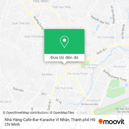 Bản đồ Nhà Hàng-Cafe-Bar-Karaoke Vì Nhân