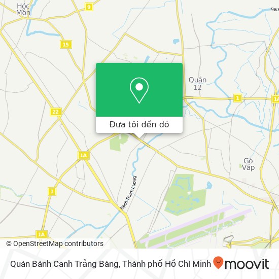 Bản đồ Quán Bánh Canh Trảng Bàng, ĐƯỜNG Tô Ký Quận 12, Thành Phố Hồ Chí Minh