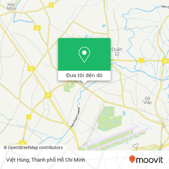Bản đồ Việt Hùng, ĐƯỜNG Nguyễn Văn Quá Quận 12, Thành Phố Hồ Chí Minh