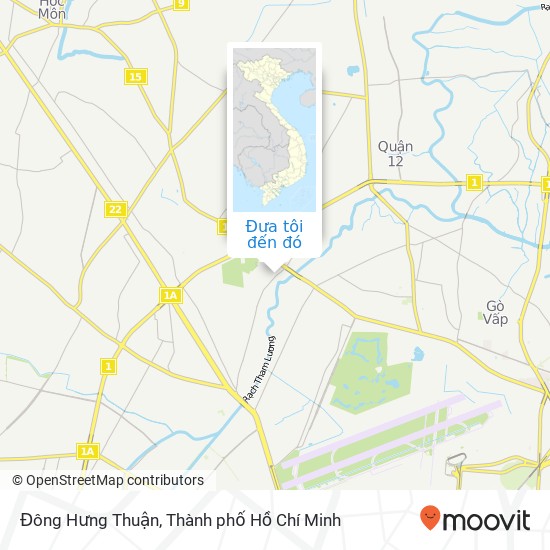 Bản đồ Đông Hưng Thuận, Đông Hưng Thuận 13 Quận 12, Thành Phố Hồ Chí Minh