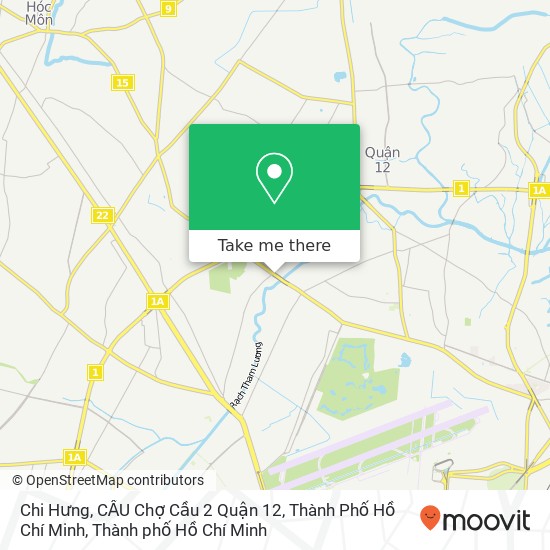 Bản đồ Chi Hưng, CẦU Chợ Cầu 2 Quận 12, Thành Phố Hồ Chí Minh