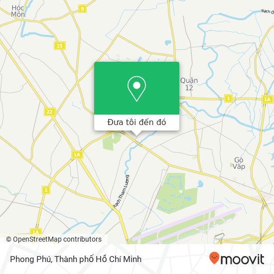 Bản đồ Phong Phú, ĐƯỜNG Nguyễn Văn Quá Quận 12, Thành Phố Hồ Chí Minh