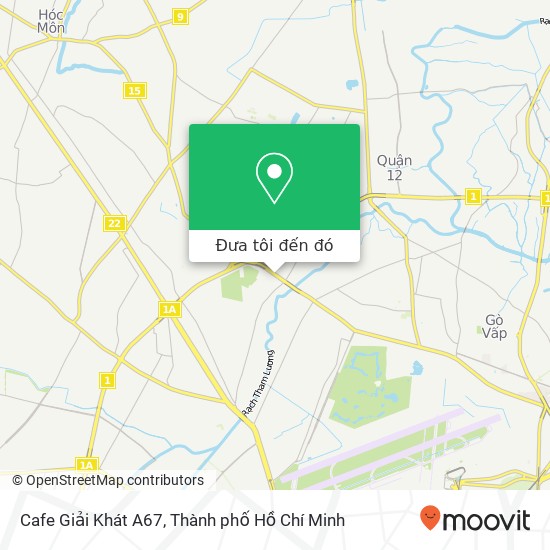 Bản đồ Cafe Giải Khát A67, ĐƯỜNG Tô Ký Quận 12, Thành Phố Hồ Chí Minh