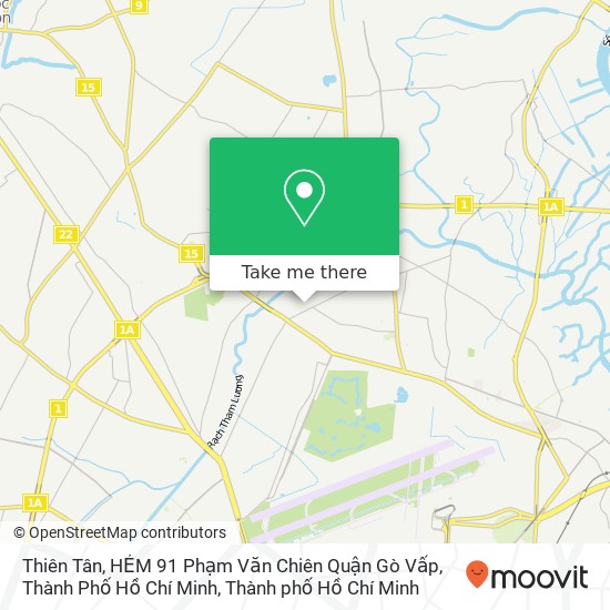 Bản đồ Thiên Tân, HẺM 91 Phạm Văn Chiên Quận Gò Vấp, Thành Phố Hồ Chí Minh