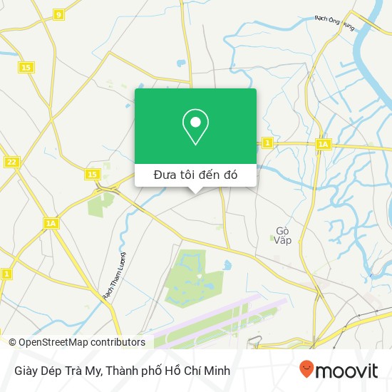Bản đồ Giày Dép Trà My, ĐƯỜNG Phạm Văn Chiêu Quận Gò Vấp, Thành Phố Hồ Chí Minh