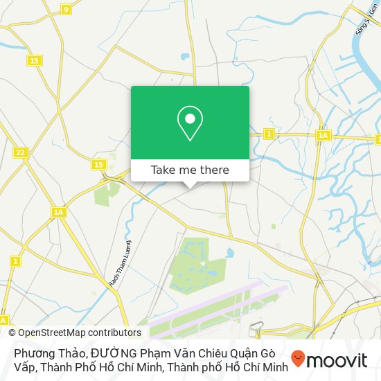 Bản đồ Phương Thảo, ĐƯỜNG Phạm Văn Chiêu Quận Gò Vấp, Thành Phố Hồ Chí Minh