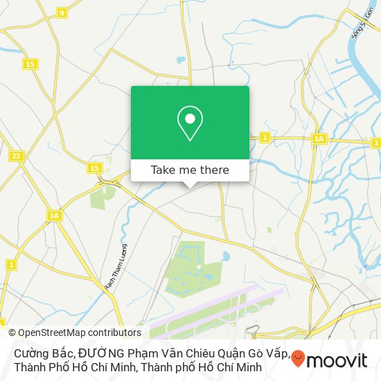 Bản đồ Cường Bắc, ĐƯỜNG Phạm Văn Chiêu Quận Gò Vấp, Thành Phố Hồ Chí Minh