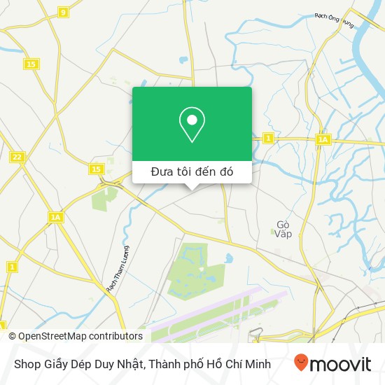 Bản đồ Shop Giầy Dép Duy Nhật, ĐƯỜNG Phạm Văn Chiêu Quận Gò Vấp, Thành Phố Hồ Chí Minh