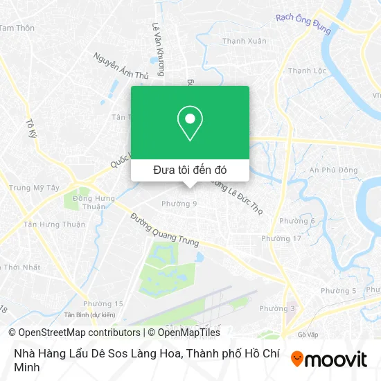 Bản đồ Nhà Hàng Lẩu Dê Sos Làng Hoa