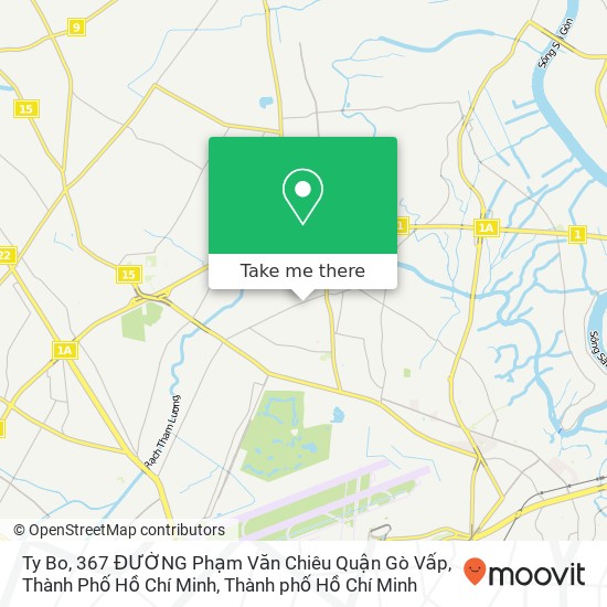 Bản đồ Ty Bo, 367 ĐƯỜNG Phạm Văn Chiêu Quận Gò Vấp, Thành Phố Hồ Chí Minh