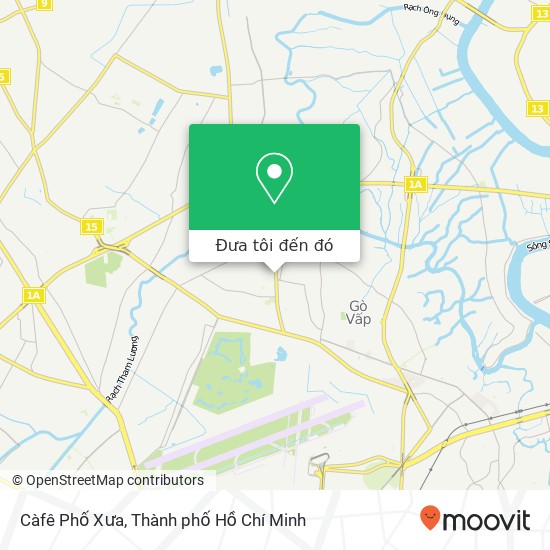 Bản đồ Càfê Phố Xưa, ĐƯỜNG Lê Văn Thọ Quận Gò Vấp, Thành Phố Hồ Chí Minh