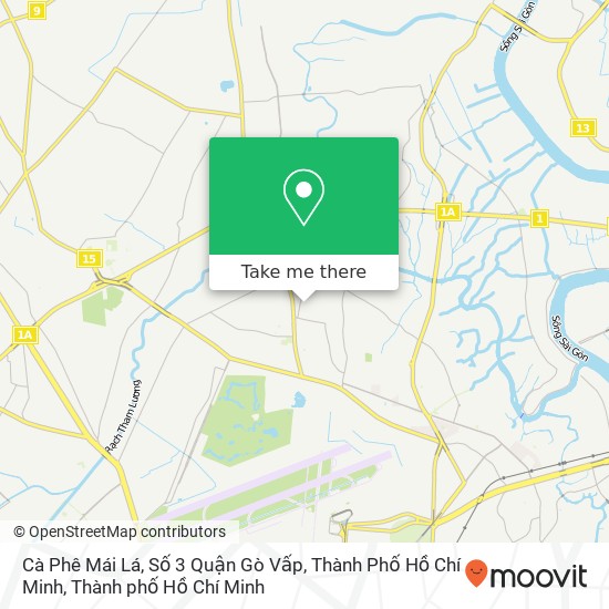 Bản đồ Cà Phê Mái Lá, Số 3 Quận Gò Vấp, Thành Phố Hồ Chí Minh