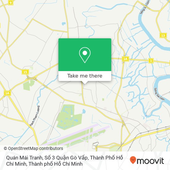 Bản đồ Quán Mái Tranh, Số 3 Quận Gò Vấp, Thành Phố Hồ Chí Minh