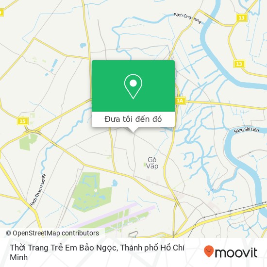 Bản đồ Thời Trang Trẻ Em Bảo Ngọc, ĐƯỜNG Lê Đức Thọ Quận Gò Vấp, Thành Phố Hồ Chí Minh