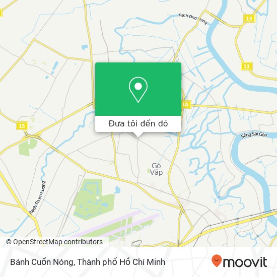 Bản đồ Bánh Cuốn Nóng, ĐƯỜNG Thống Nhất Quận Gò Vấp, Thành Phố Hồ Chí Minh