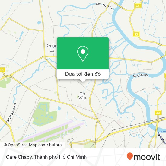 Bản đồ Cafe Chapy, HẺM 688 Lê Đức Thọ Quận Gò Vấp, Thành Phố Hồ Chí Minh