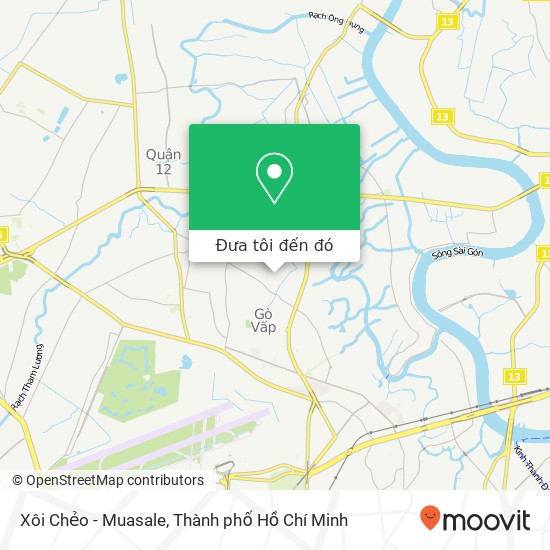 Bản đồ Xôi Chẻo - Muasale, 7 Số 4 Quận Gò Vấp, Thành Phố Hồ Chí Minh