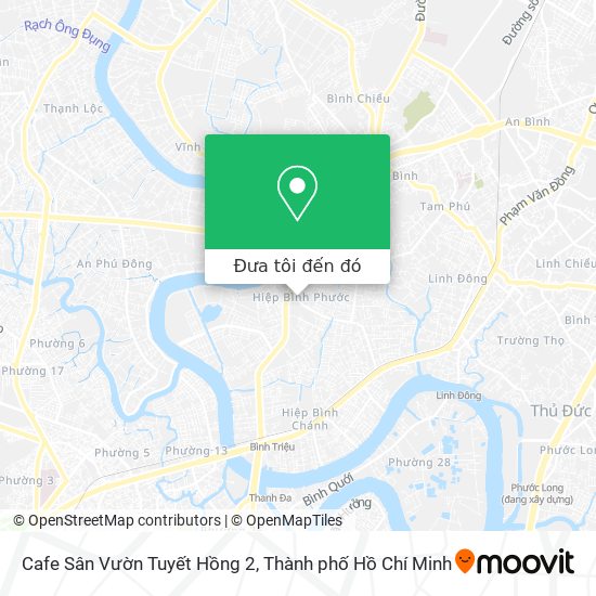 Bản đồ Cafe Sân Vườn Tuyết Hồng 2