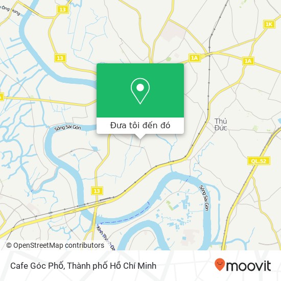 Bản đồ Cafe Góc Phố, ĐƯỜNG Tam Bình Quận Thủ Đức, Thành Phố Hồ Chí Minh