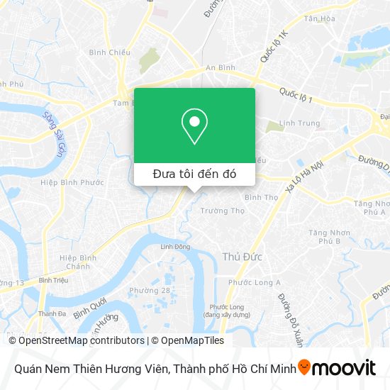 Bản đồ Quán Nem Thiên Hương Viên