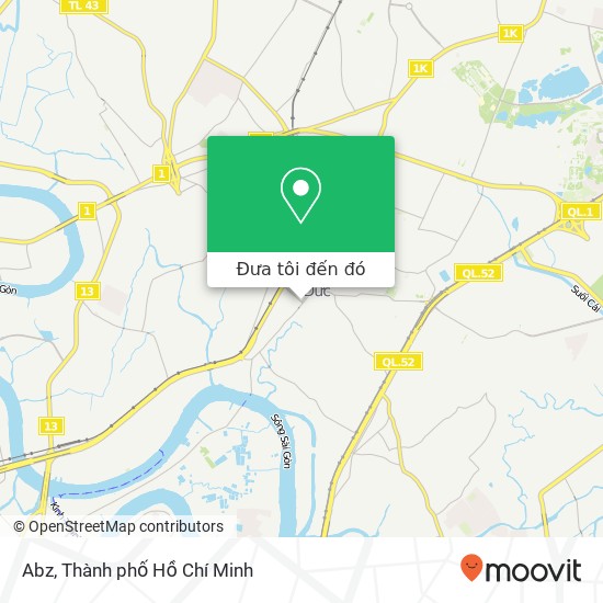 Bản đồ Abz, 1 ĐƯỜNG Lê Văn Ninh Quận Thủ Đức, Thành Phố Hồ Chí Minh