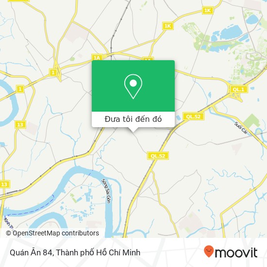 Bản đồ Quán Ăn 84, 2 ĐƯỜNG Số 13 Quận Thủ Đức, Thành Phố Hồ Chí Minh