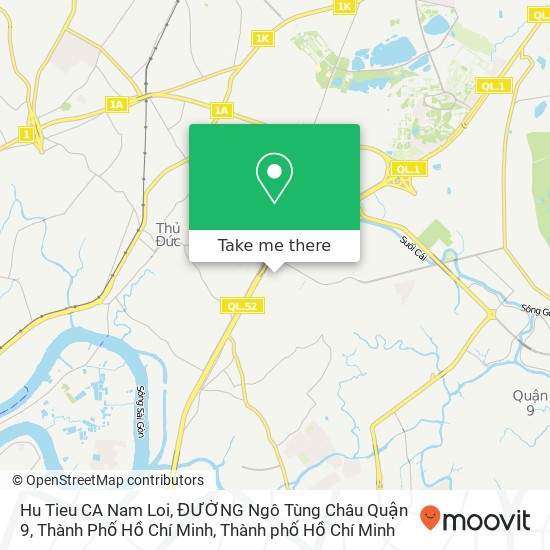 Bản đồ Hu Tieu CA Nam Loi, ĐƯỜNG Ngô Tùng Châu Quận 9, Thành Phố Hồ Chí Minh