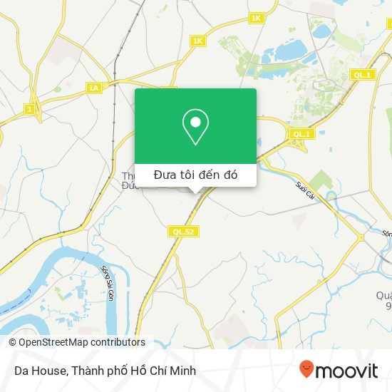 Bản đồ Da House, 155 ĐƯỜNG Thống Nhất Quận Thủ Đức, Thành Phố Hồ Chí Minh
