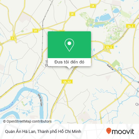 Bản đồ Quán Ăn Hà Lan, 6 ĐƯỜNG Nguyễn Khuyến Quận Thủ Đức, Thành Phố Hồ Chí Minh