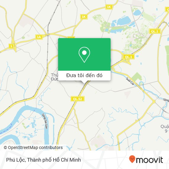 Bản đồ Phú Lộc, 45 ĐƯỜNG Nguyễn Văn Bá Quận Thủ Đức, Thành Phố Hồ Chí Minh